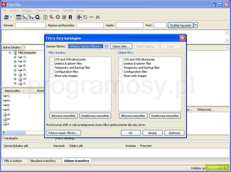 Portable FileZilla Pro 3.55.0 32-64 bit PL - filezilla-14.png