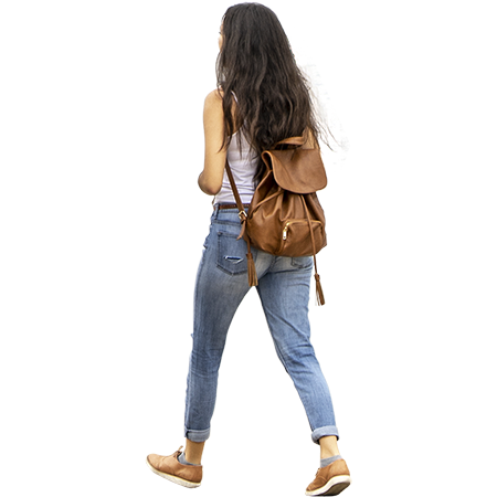Z pinterest - Girl in cuffed jeans and brown leather backpack - Immediate Entourage.png